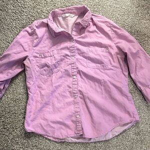 Lee Pastel Purple Collared Shirt